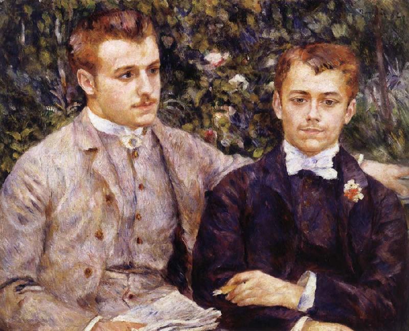 Pierre Renoir Charles and Georges Durand-Ruel oil painting image